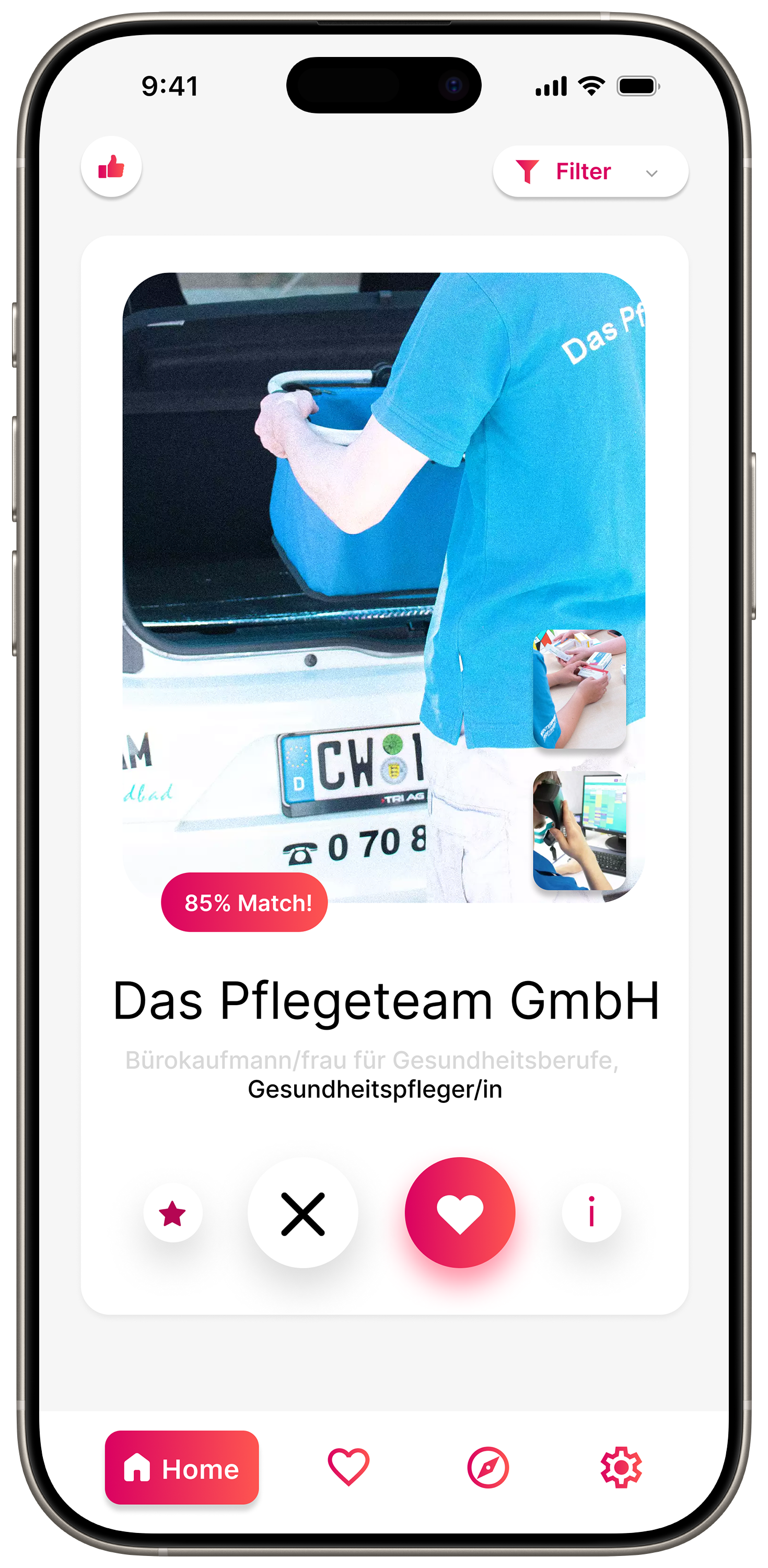 Rookie Matching App Screenshot 1